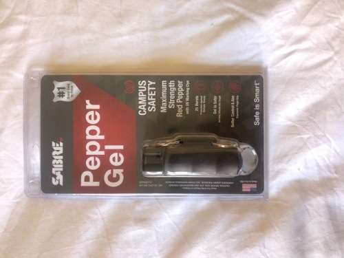 Black Sabre pepper spray gel