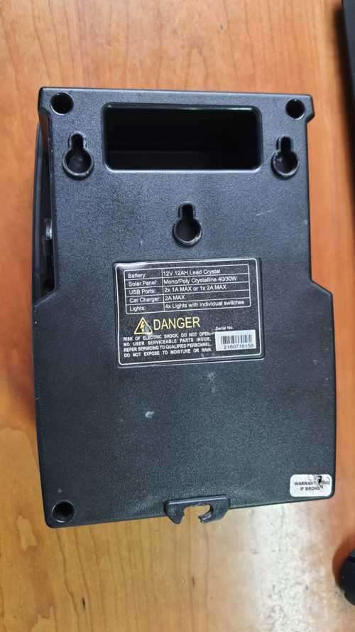 Insele i150 Refurb Unit (no battery or solar panle)