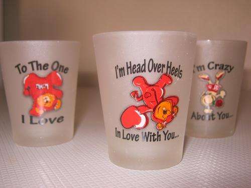 Valentine Novelty / Tot Glasses