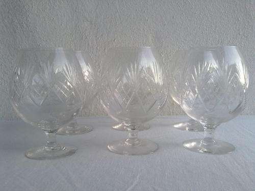 CRYSTAL GLASSES X 6