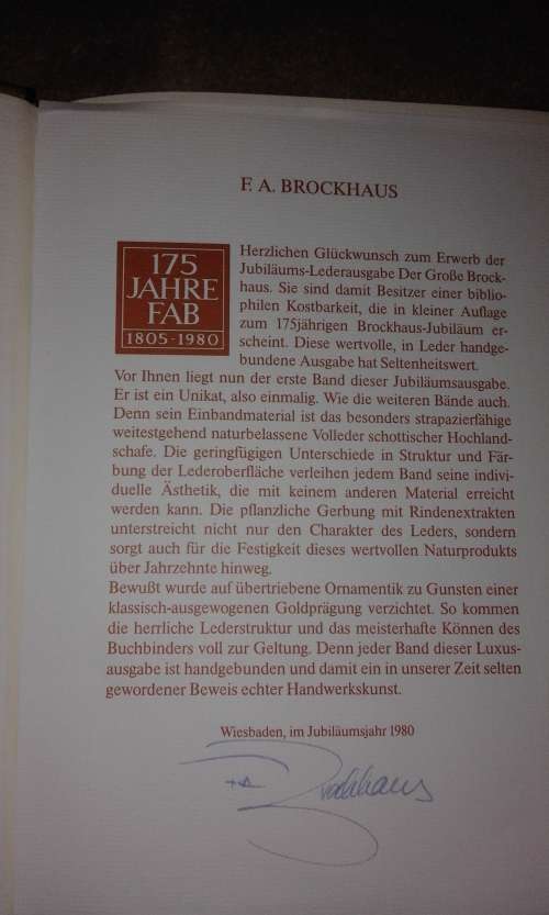 Set of fourteen Leather Bound German Encyclopedias