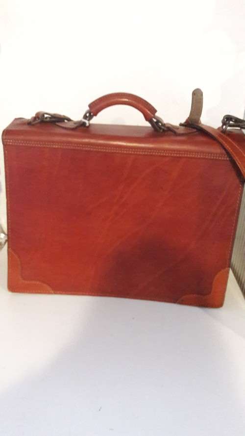 Real Leather Satchel Bag