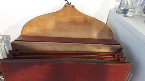 Real Leather Satchel Bag