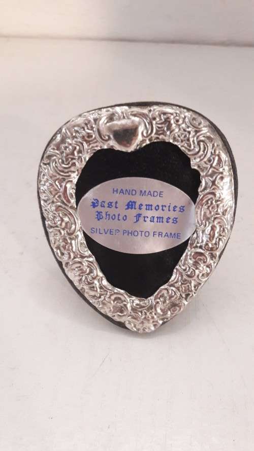 Silver 925 Heart Shape Photo Frame
