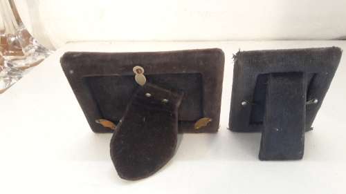 Pair Silver Photo Frames