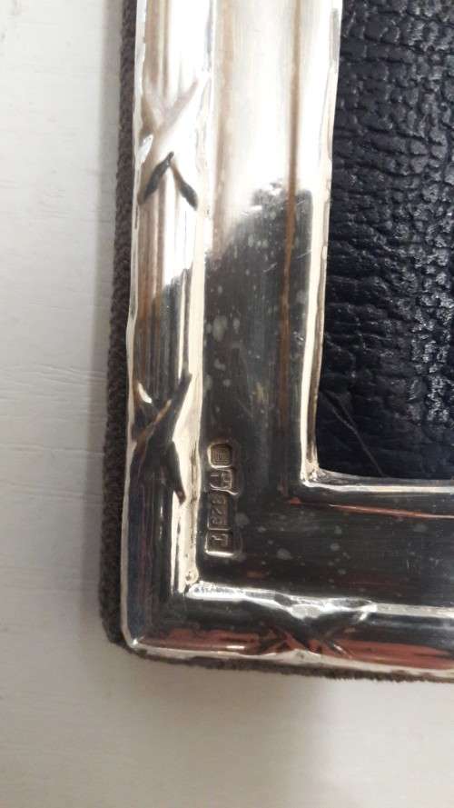 Pair Silver Photo Frames