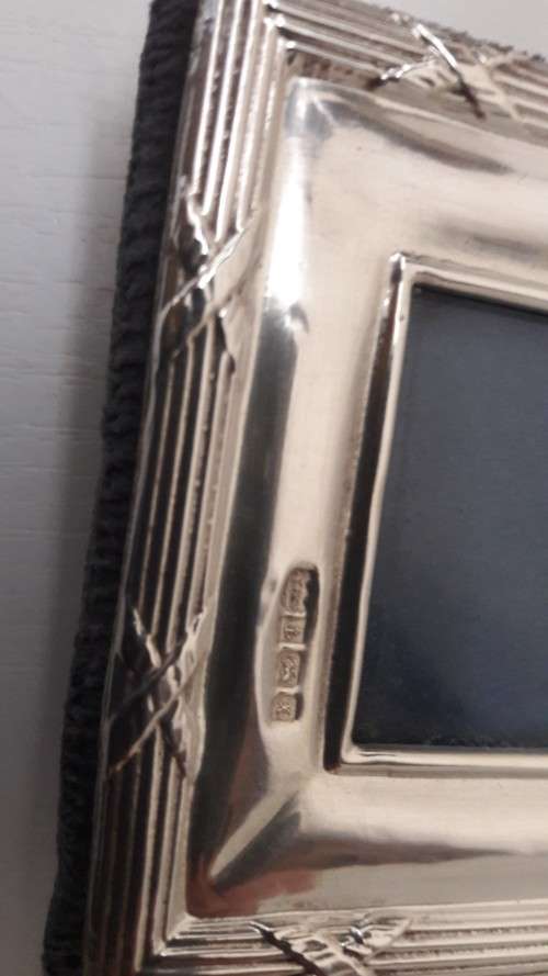 Pair Silver Photo Frames