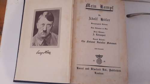 Mein Kampf by Adolf Hitler 1939