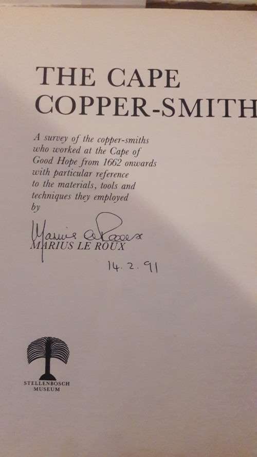 The Cape Copper-Smith Marius Le Roux 1982
