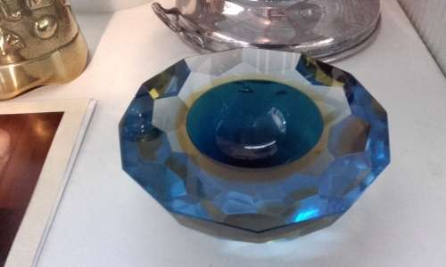 Crystal Murano Jewelry Bowl