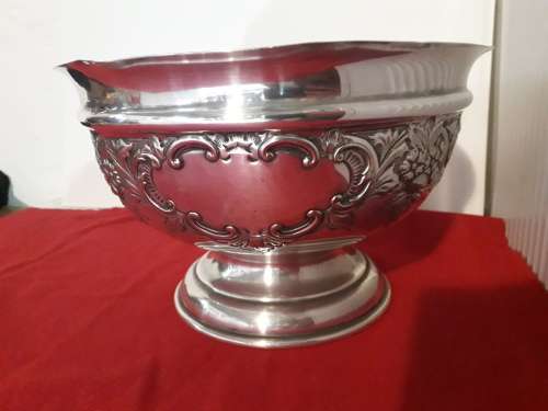 Silver Plated Rose Bowl Trophy