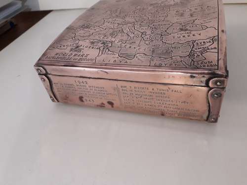 WW2 Battlefields of Europe Copper Box