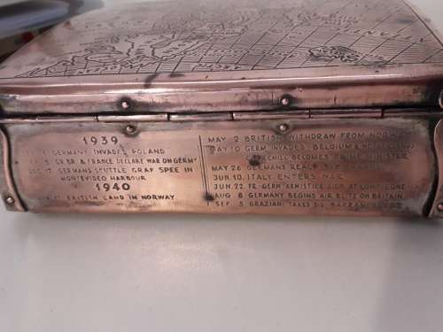 WW2 Battlefields of Europe Copper Box