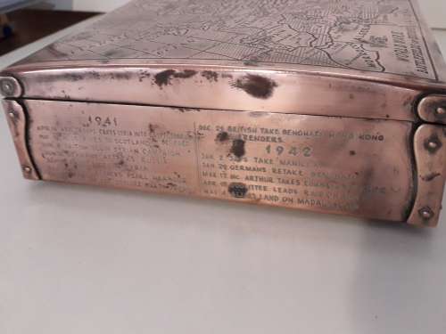 WW2 Battlefields of Europe Copper Box