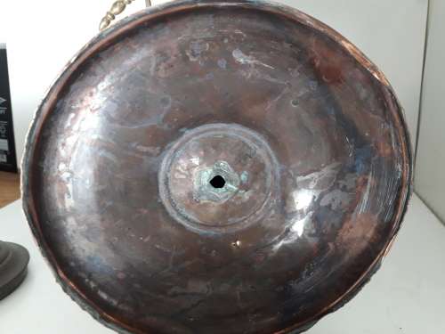 Copper and Brass Tea Samovar Urn