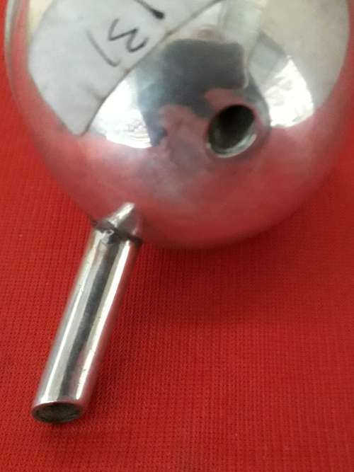 Silver Plated Ball Shape Bottle Pourer and Stopper