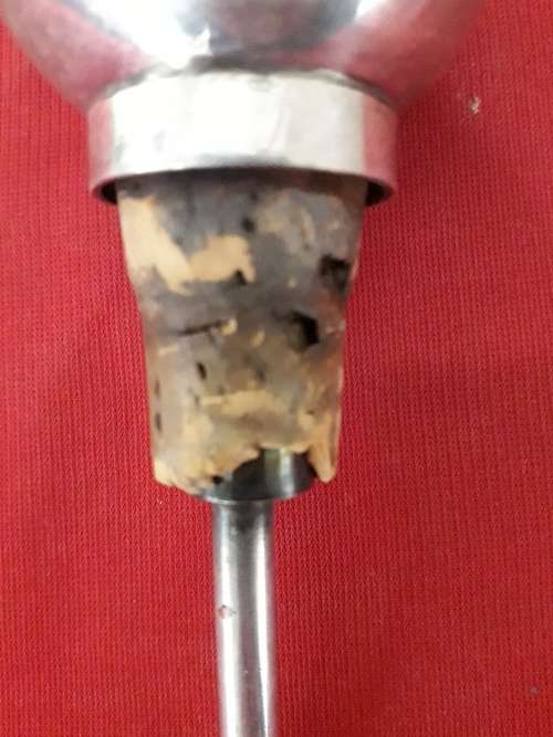 Silver Plated Ball Shape Bottle Pourer and Stopper