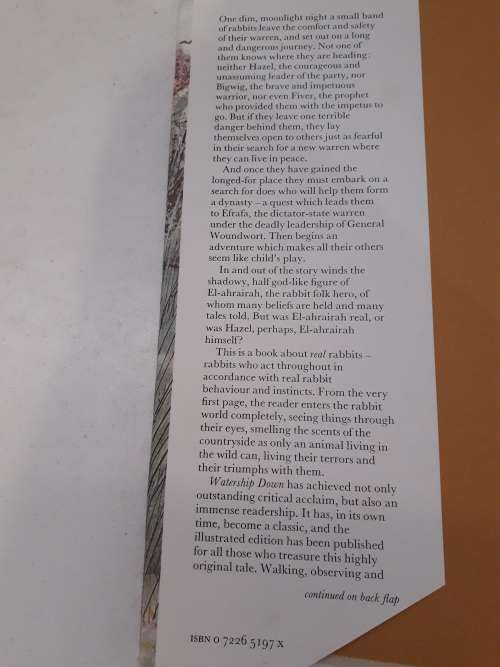 Watership Down by Richard Adams 1978