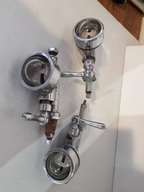 Stainless Steel Set three Gibey Liquor Dispenser