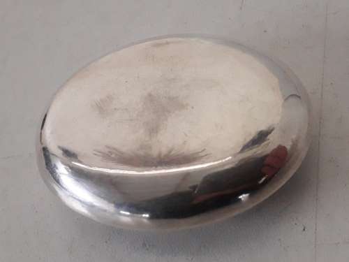 Silver plate Snuff Box/Pill Box