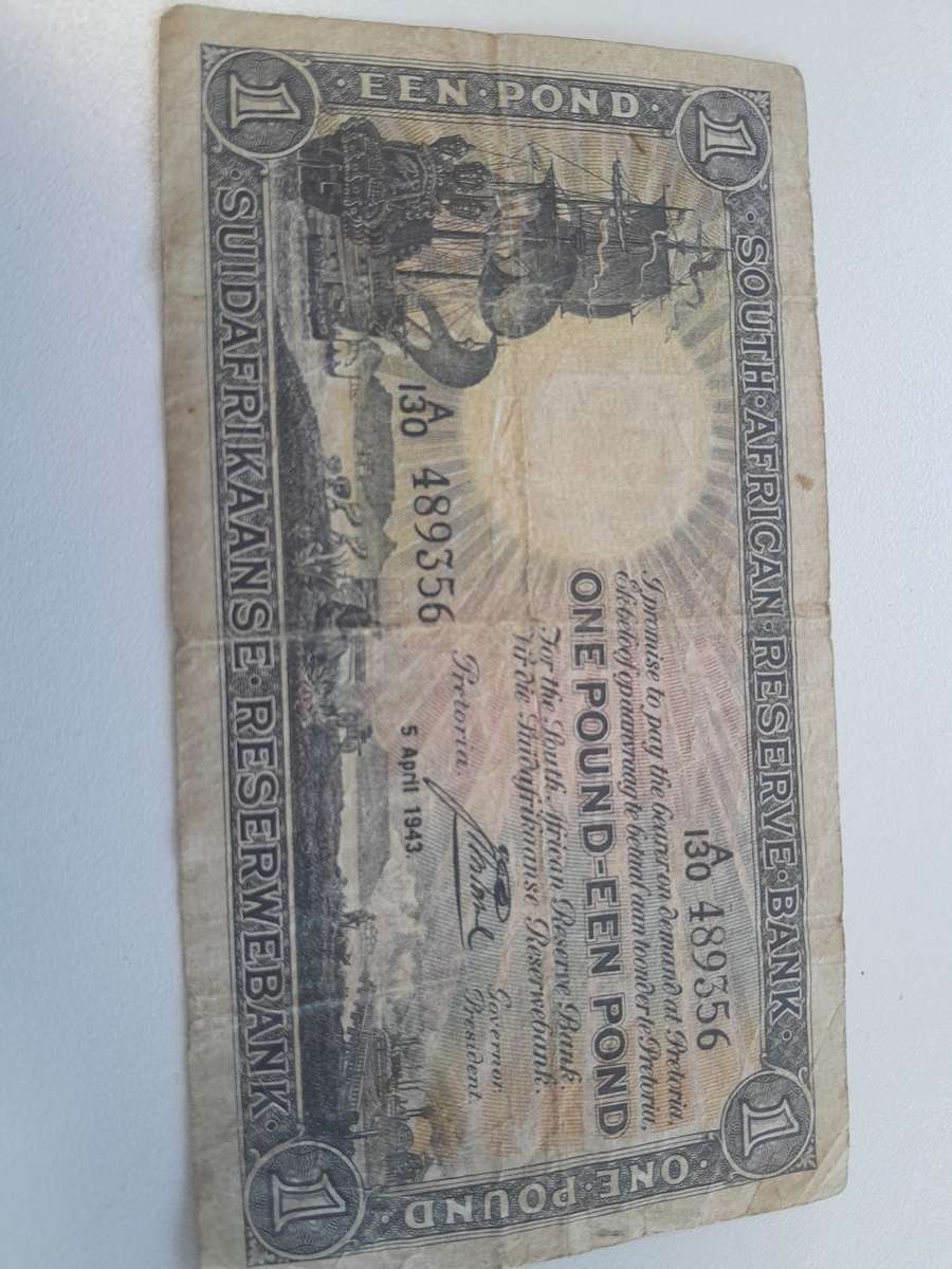 One Pound Note 1943