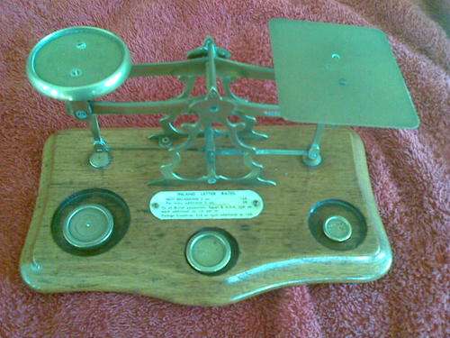 English Letter Scale