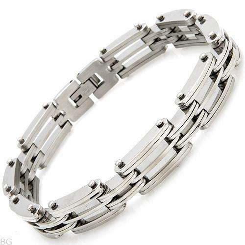 EDFORCE Superb Brand New Bracelet Beautifully Crafted in Stainless steel. 50g Length 8.5in
