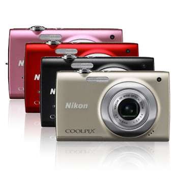 NIKON COOLPIX S2500 (Not Grey, Guaranteed) 12M, 4xOpt, 27-108mm, 2.7", EVR, 4GB SD + Case