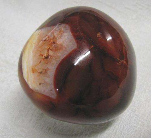 LARGE CARNELIAN TUMBLE-RESERVED FOR HELGA