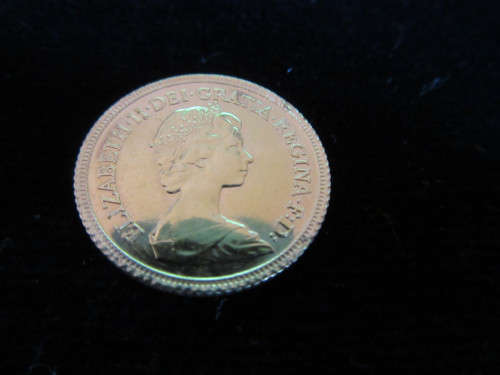 GB GOLD HALF SOVEREIGN 1983