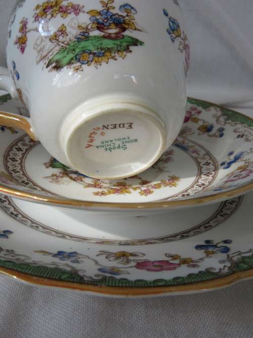SPODE EDEN Porcelain Tea Trio