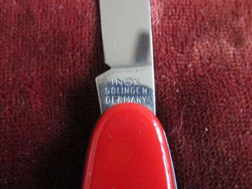 Inox Made Swiss style pocket knife _ Solingen Germany