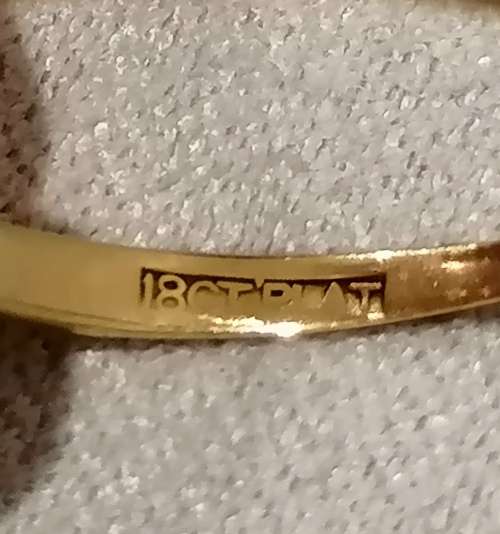 A Fine Vintage Diamond ,18ct Gold and Platinum Engagement /Dress Ring