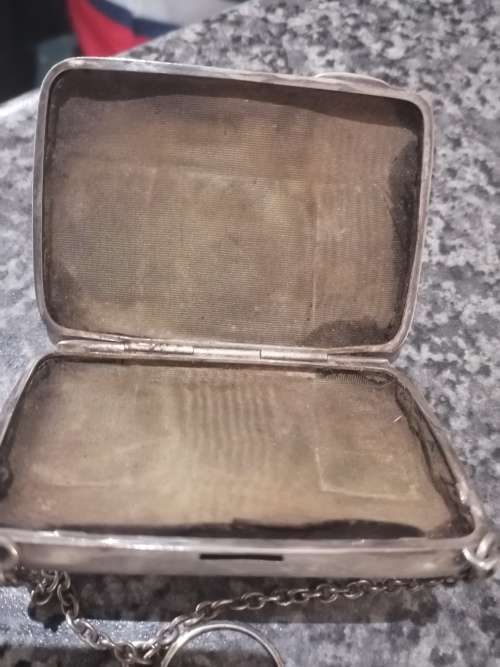 Lovely Little Embossed Sterling Opera Purse