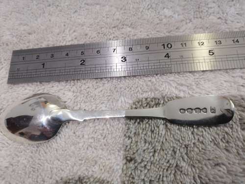 A Georgian Fiddle back Silver  Teaspoon