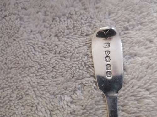 A Georgian Fiddle back Silver  Teaspoon