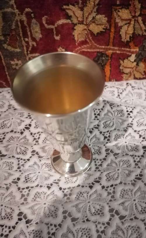 A Lovely Silver plated Kiddush Cup form Israel