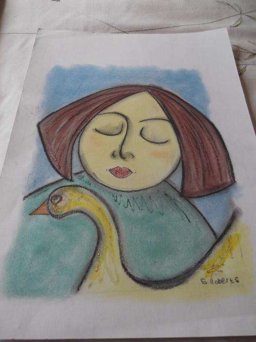 A stunning painting by the wellknown S.Roberts, very collourfull