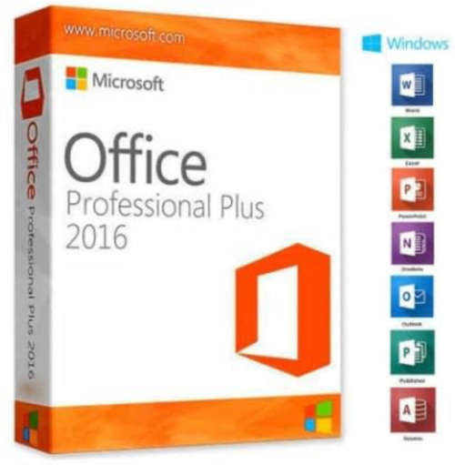 Microsoft Office 2016 Professional Plus Key - 1 PC