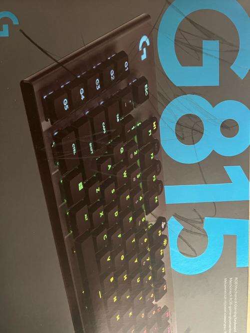 G815 Tactile RGB Gaming Keyboard