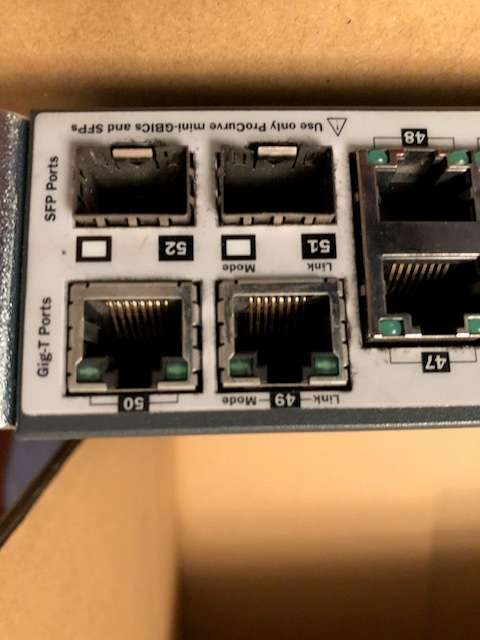 HP Procurve 48 port POe switch excellent condition Brand new in the box