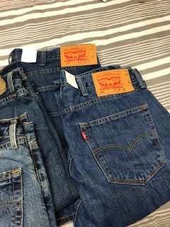 Brand new Levi Jeans never worn size 38 x 32 0r 34