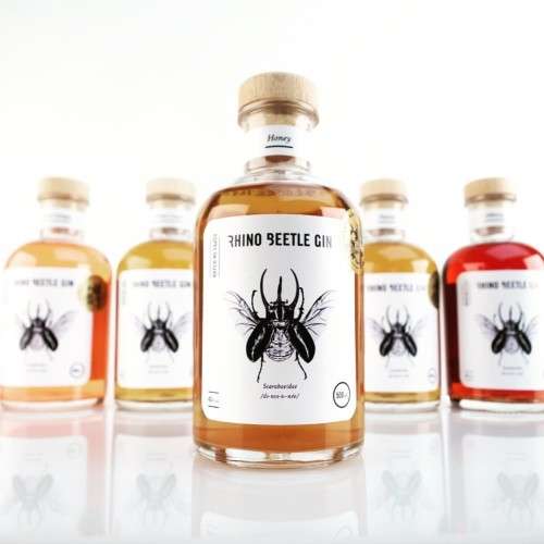 Rhino Beetle Gin 500ml - Honey