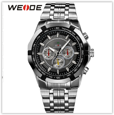 CRAZY R299 WEIDE Mens Watches Luxury Brand High Quality Quartz Watch Men Waterproof Wristwatch