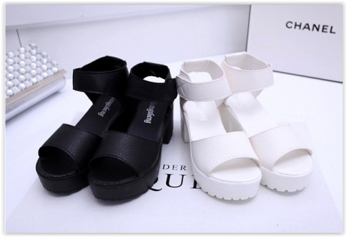 Women Sandals Open Toe Thick Heel High Heel Women Shoes