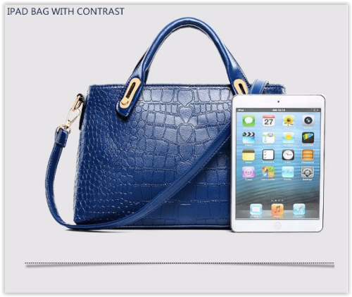 Leather Bags 3 Sets (HANDBAG - MESSENGER - PRURSE)  Shoulder Bag PU Leather ladies