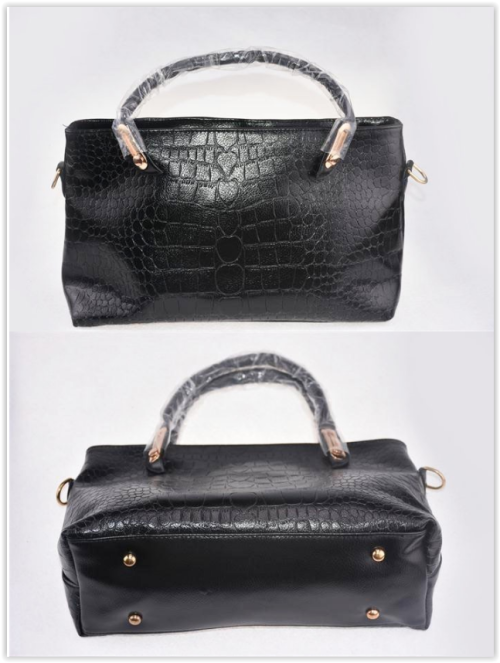 Leather Bags 3 Sets (HANDBAG - MESSENGER - PRURSE)  Shoulder Bag PU Leather ladies