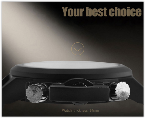 Men Watches Decorative 3 Eyes Dials CRAZY R200 Free shipping!!