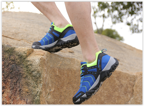 Men Hiking Trekking Shoes Climbing Breathable Sport Shoes Men CRAZY R499