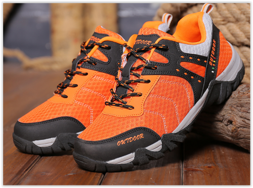 Men Hiking Trekking Shoes Climbing Breathable Sport Shoes Men CRAZY R499